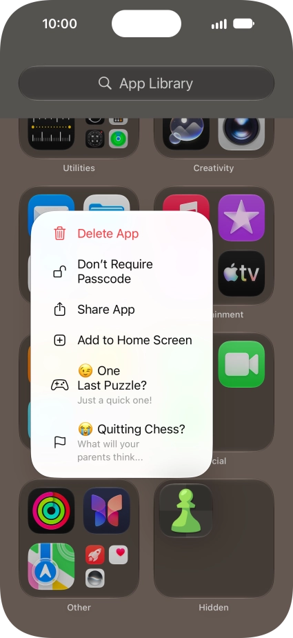 Press Don't Require Passcode.