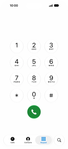Key in ##002# and press the call icon.