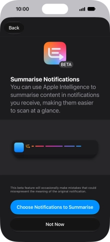 If you turn on the function, follow the instructions on the screen to select more settings.