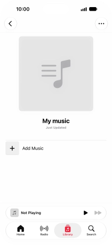 Press Add Music.