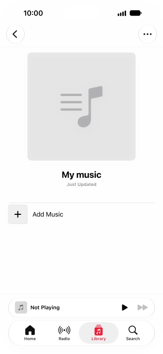 Press Add Music.