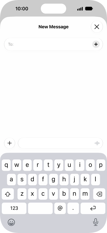 Press the add icon.