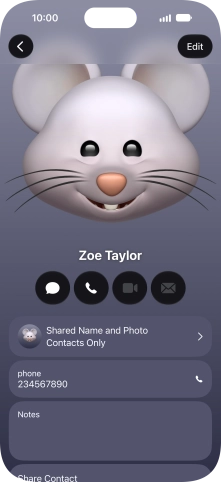 Slide your finger upwards starting from the bottom of the screen to return to the home screen.