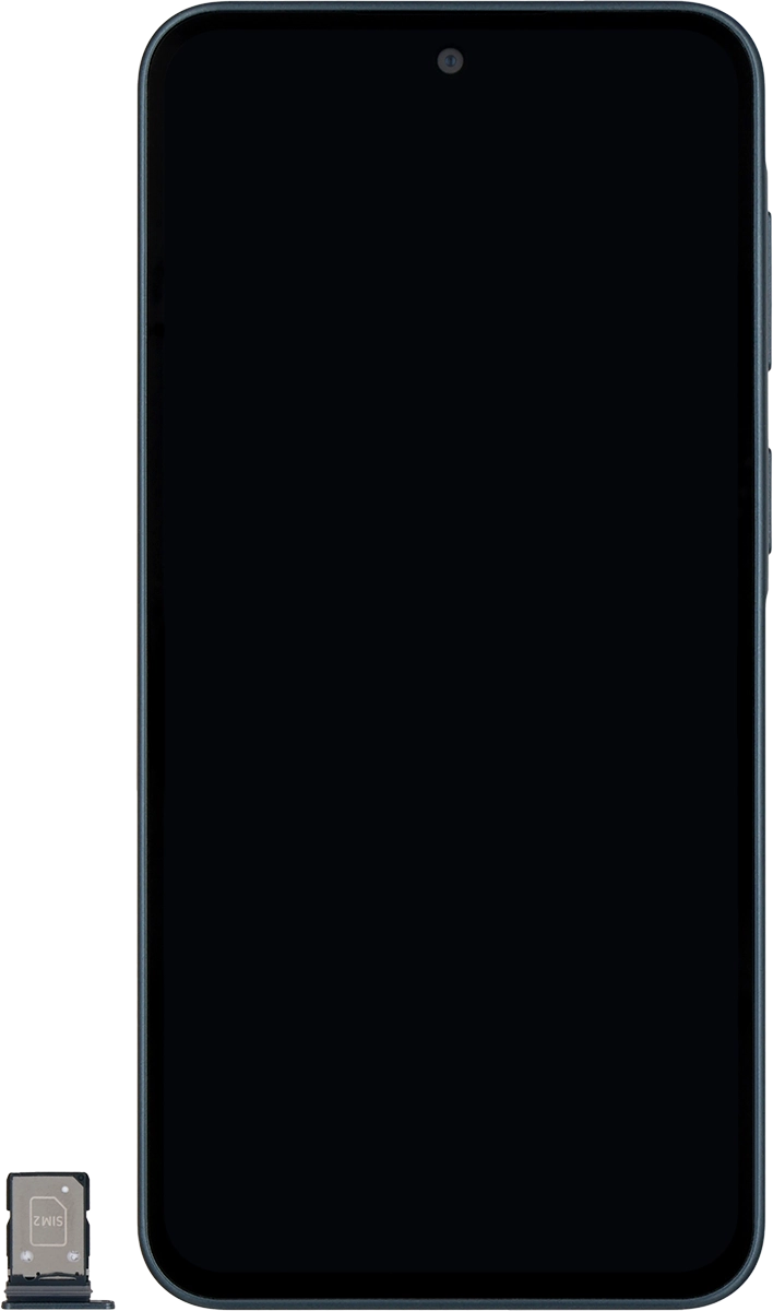 Turn your SIM as illustrated in the second SIM holder and place it in the SIM holder.