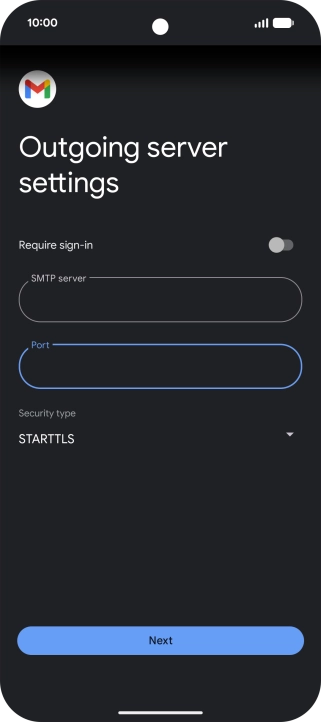 Press the drop down list below 