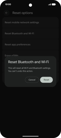 Press Reset.