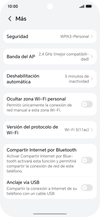 Pulsa la flecha hacia la izquierda. Pulsa la flecha hacia la izquierda.