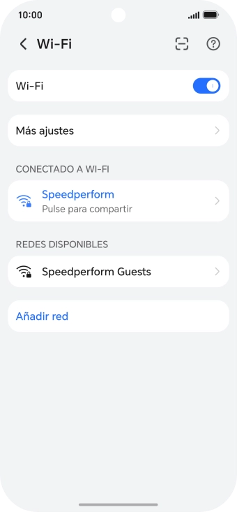Desliza el dedo hacia arriba desde la parte inferior de la pantalla para terminar y volver a la pantalla de inicio.