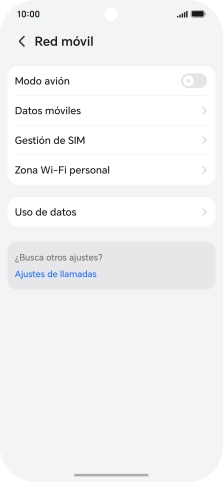 Pulsa Gestión de SIM. Pulsa Gestión de SIM.