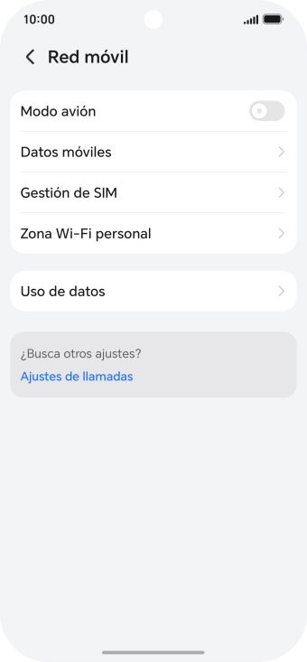 Pulsa Gestión de SIM. Pulsa Gestión de SIM.