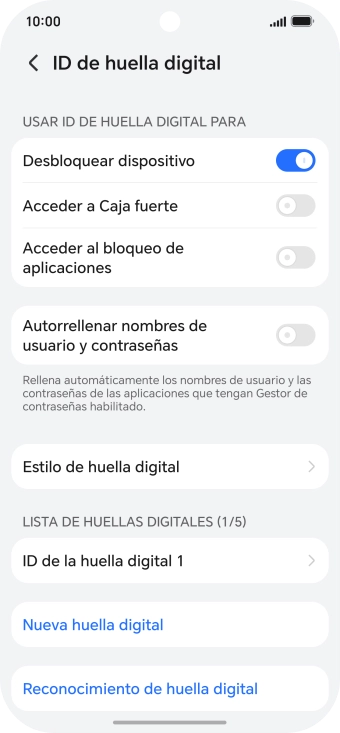 Pulsa el indicador junto a los ajustes deseados para activarlos o desactivarlos. Pulsa el indicador junto a los ajustes deseados para activarlos o desactivarlos.