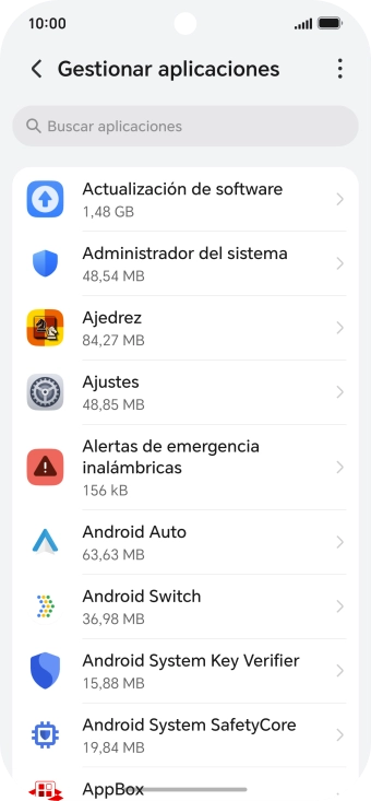 Pulsa la app deseada. Pulsa la app deseada.