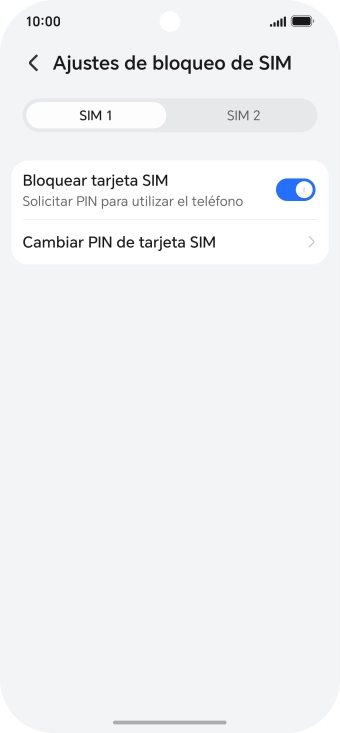Pulsa el indicador junto a 