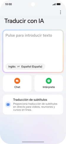 Sigue las indicaciones de la pantalla para seleccionar los ajustes de idioma deseados y utilizar la función. Sigue las indicaciones de la pantalla para seleccionar los ajustes de idioma deseados y utilizar la función.
