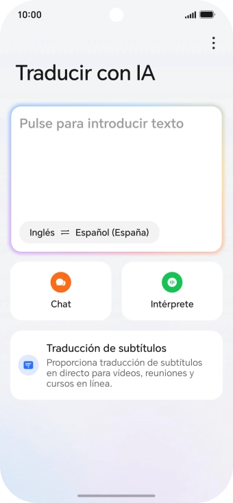 Sigue las indicaciones de la pantalla para seleccionar los ajustes de idioma deseados y utilizar la función. Sigue las indicaciones de la pantalla para seleccionar los ajustes de idioma deseados y utilizar la función.