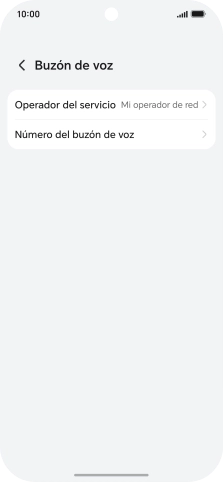 Pulsa Número del buzón de voz. Pulsa Número del buzón de voz.
