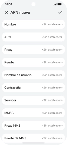 Pulsa Nombre.