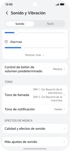 Desliza el dedo hacia arriba desde la parte inferior de la pantalla para terminar y volver a la pantalla de inicio.