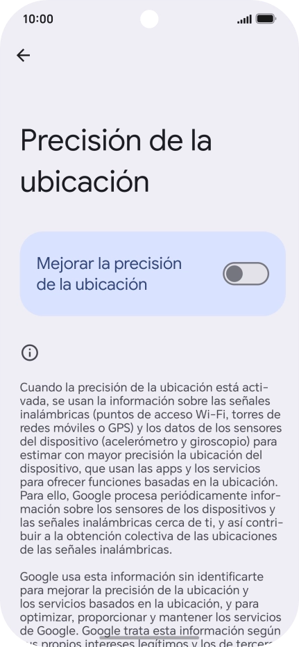 Si pulsas el indicador junto a 