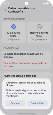 Pulsa Deshabilitar. Pulsa Deshabilitar.