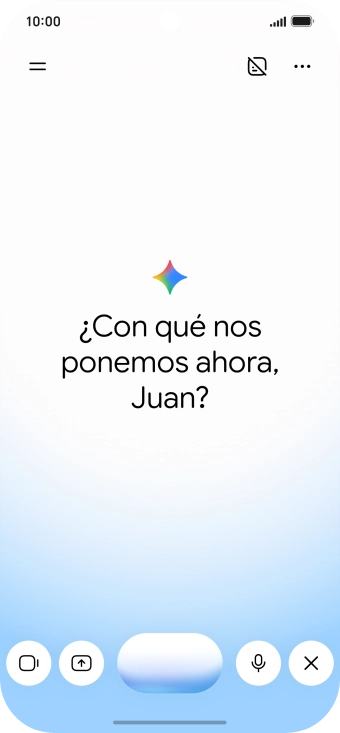 Habla con Gemini del tema que quieras.