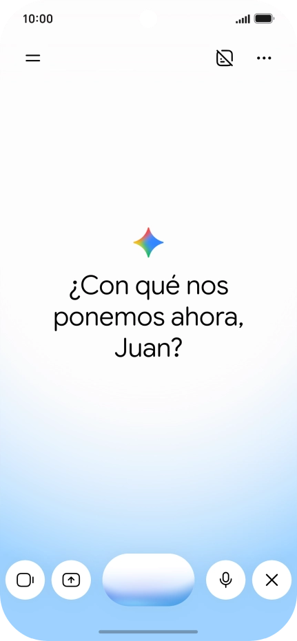 Habla con Gemini del tema que quieras.