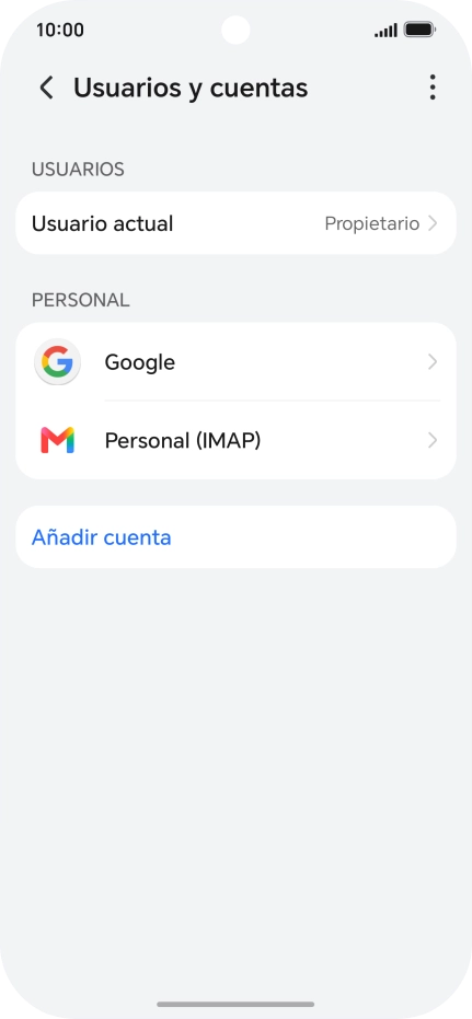 Pulsa el icono de menú.