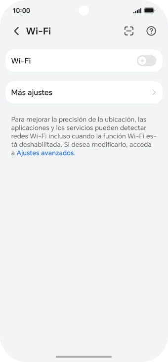 Pulsa el indicador junto a 