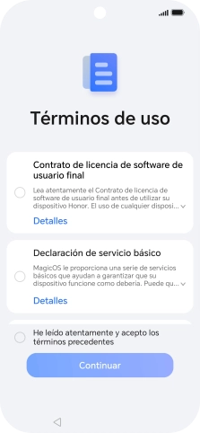 Pulsa en el campo para aceptar los términos y condiciones de la licencia. Pulsa en el campo para aceptar los términos y condiciones de la licencia.