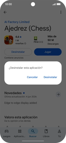 Pulsa Desinstalar. Pulsa Desinstalar.