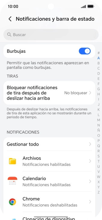 Pulsa Gestionar todo.