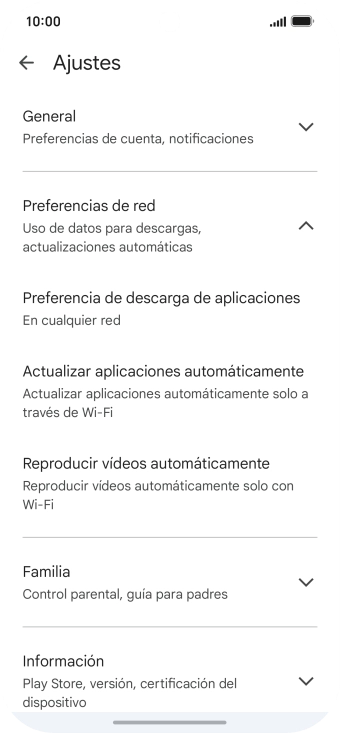 Pulsa Actualizar aplicaciones automáticamente. Pulsa Actualizar aplicaciones automáticamente.