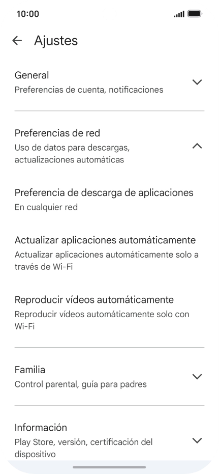 Pulsa Actualizar aplicaciones automáticamente. Pulsa Actualizar aplicaciones automáticamente.
