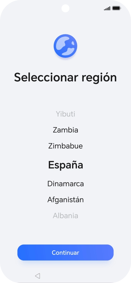Pulsa el país o el área deseados. Pulsa el país o el área deseados.
