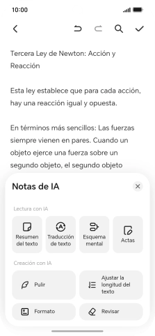 Para generar un resumen del texto, pulsa Resumen del texto. Para generar un resumen del texto, pulsa Resumen del texto.
