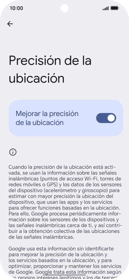 Si pulsas el indicador junto a 