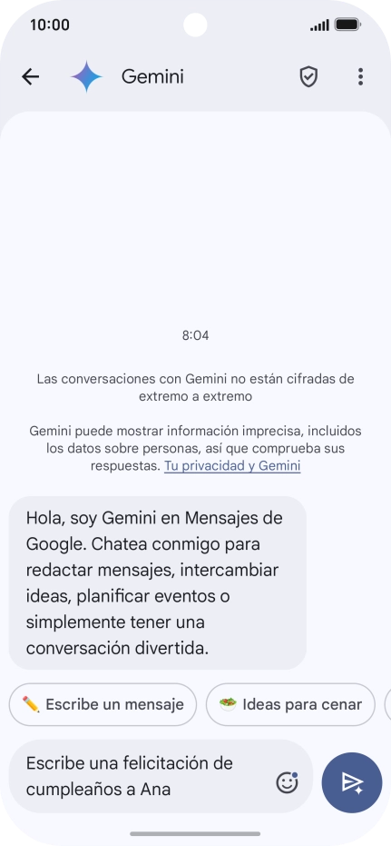 Escribe o di con tus propias palabras el tema que deseas utilizar.