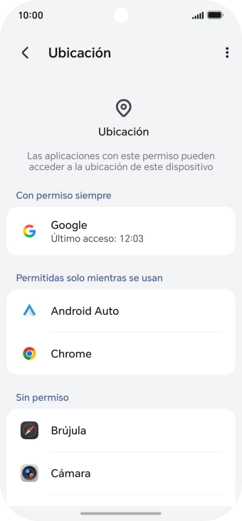 Pulsa la app deseada.