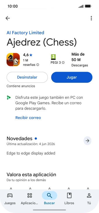 Pulsa Desinstalar. Pulsa Desinstalar.