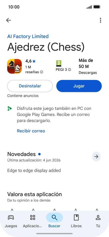 Pulsa Desinstalar. Pulsa Desinstalar.