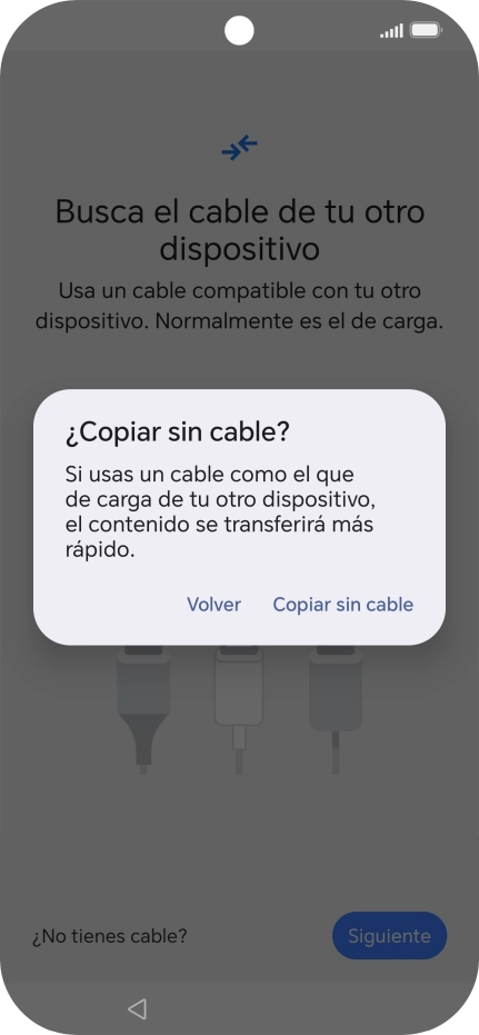 Pulsa Copiar sin cable. Pulsa Copiar sin cable.