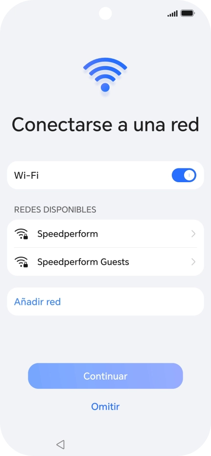 Pulsa la red wifi deseada. Pulsa la red wifi deseada.