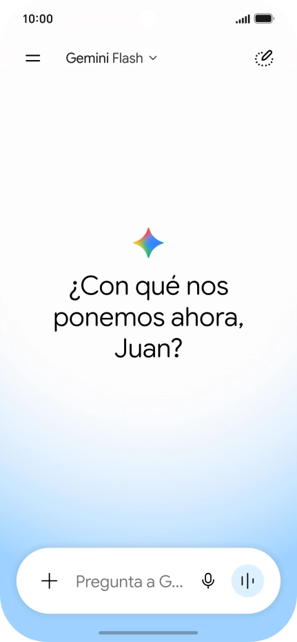 Pulsa el icono de menú.