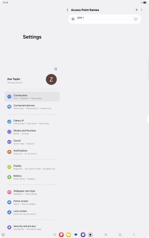 Press the add icon.