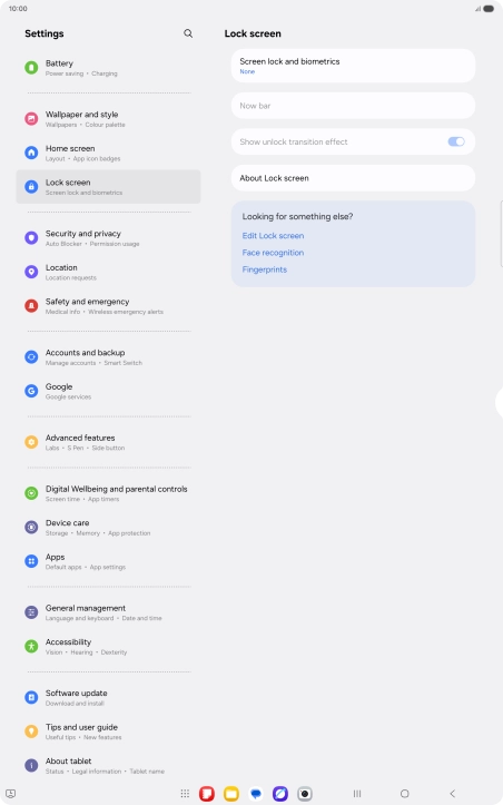 Press the Home key to return to the home screen.