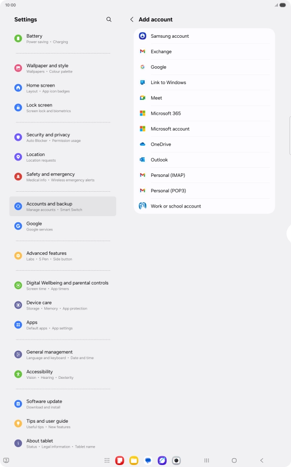 Press Google.