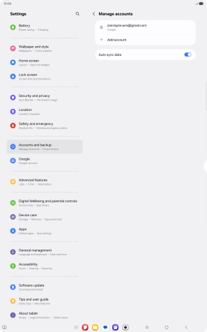 Press the Home key to return to the home screen.