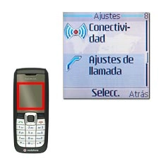 Vaya a Ajustes de llamada y pulse la tecla de navegación.