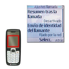 Vaya a Envío de identidad del llamante y pulse la tecla de navegación.