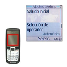 Vaya a Selección de operador y pulse la tecla de navegación.